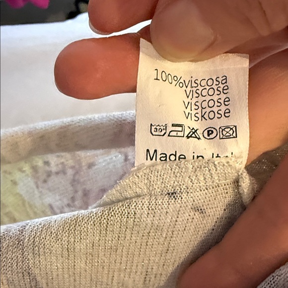 Artistic Multicolor Long Sleeve Women's Top - Picture 4 of 8